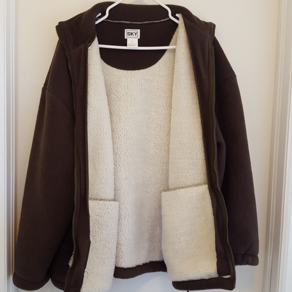 Vintage Sky Jacket Full zip up With Pockets Super Soft & Cozy - Picture 3 of 9